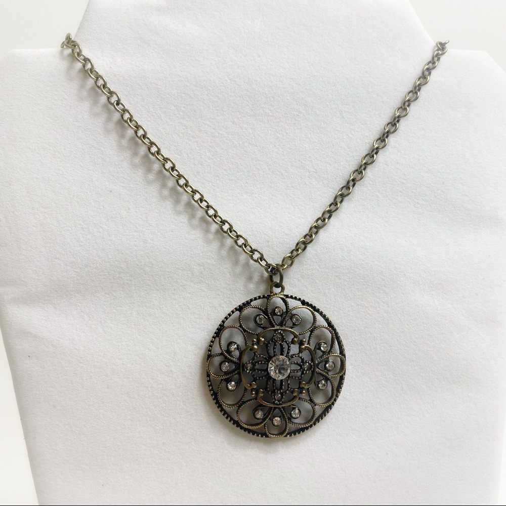Unbranded Faux Diamond Statement Necklace